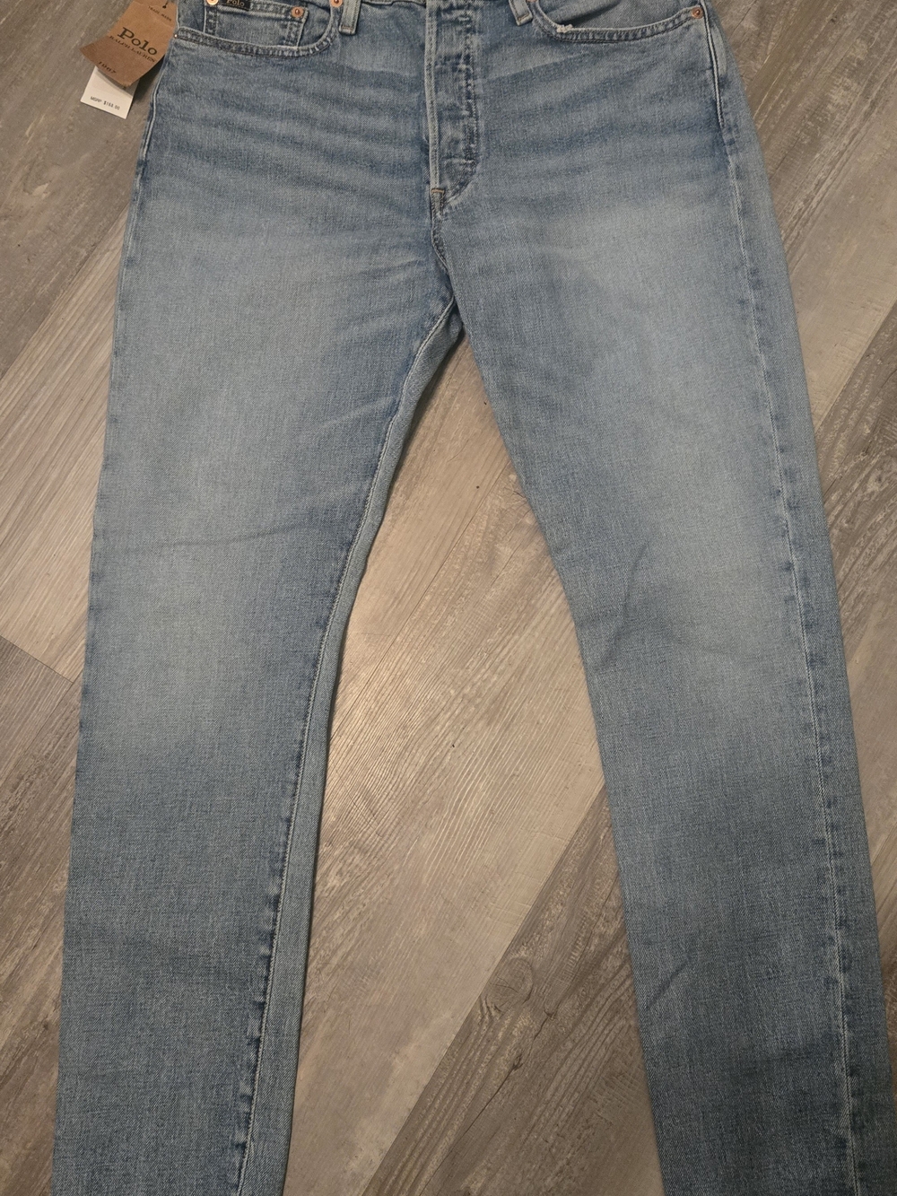 Polo by Ralph Lauren Light Blue High-Rise Slim Jeans